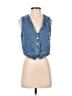 Zara Blue Denim Vest Size M - photo 1