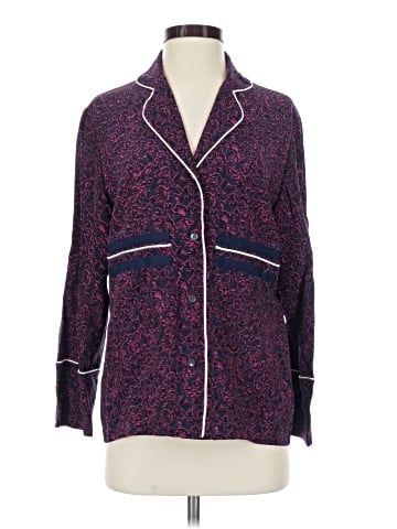 Derek Lam 10 Crosby Long Sleeve Silk Top (view 1)