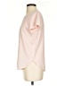 Ann Taylor 100% Polyester Pink Short Sleeve Blouse Size S (petite) - photo 5