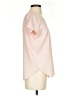 Ann Taylor 100% Polyester Pink Short Sleeve Blouse Size S (petite) - photo 4