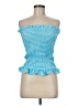 BCBGeneration 100% Polyester Blue Sleeveless Blouse Size M - photo 1