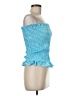 BCBGeneration 100% Polyester Blue Sleeveless Blouse Size M - photo 4
