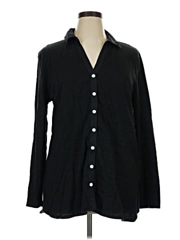 Soft Surroundings Long Sleeve Button-Down Shirt (view 1)