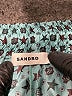 Sandro 100% Polyester Print Green Shorts Size EU (FR) 38 / US 6 - photo 3