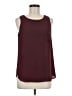 Mossimo 100% Polyester Burgundy Sleeveless Blouse Size M - photo 1
