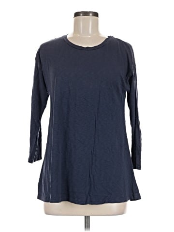 Velvet 3/4 Sleeve Top (view 1)