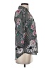 BCX 100% Polyester Floral Gray 3/4 Sleeve Blouse Size XS - photo 4
