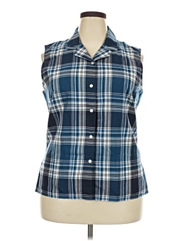 Talbots Sleeveless Button-Down Shirt (view 1)