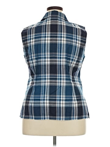 Talbots Sleeveless Button-Down Shirt (view 2)