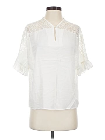 Sandro Short Sleeve Blouse (view 1)