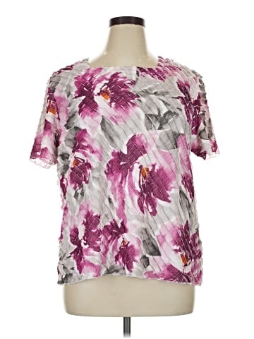 Alfred Dunner Short Sleeve Blouse (view 1)