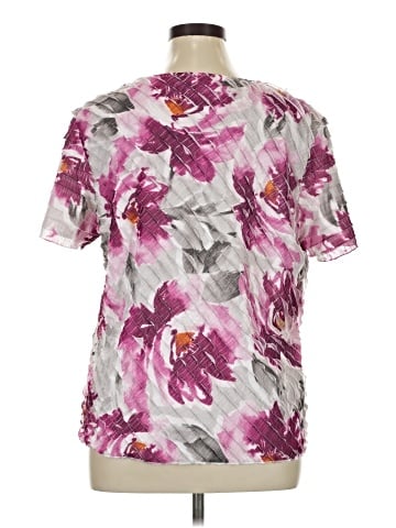 Alfred Dunner Short Sleeve Blouse (view 2)