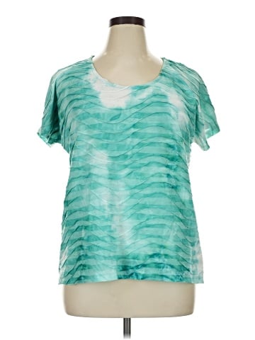 JM Collection Short Sleeve Top (view 1)