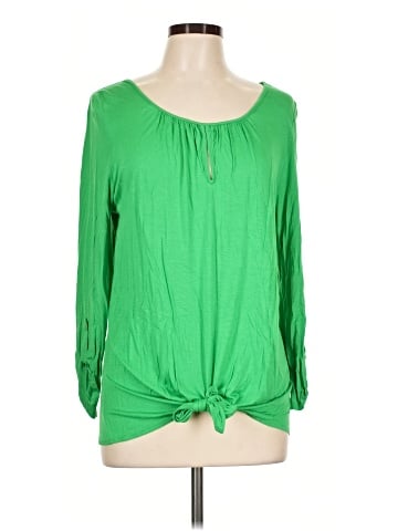 Cable & Gauge Long Sleeve Blouse (view 1)