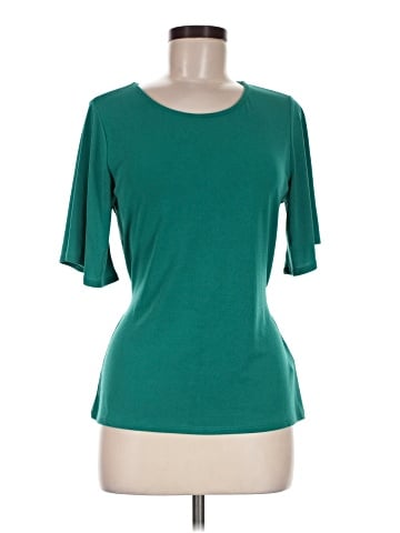 Green Envelope Short Sleeve Top (view 1)