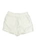 Athleta 100% Linen Solid Ivory Shorts Size M - photo 2