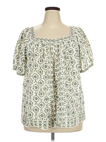 Max Studio Short Sleeve Blouse (view 1)