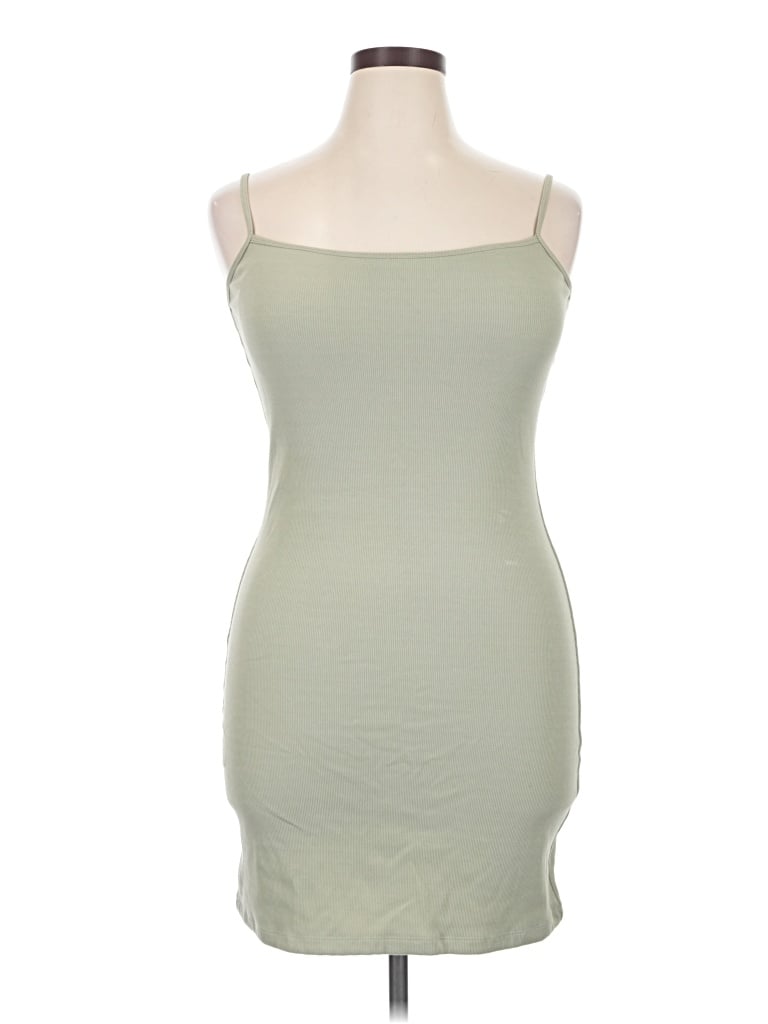Pre-owned Klassy Network Casual Dress In Green
