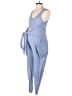 Hatch Stripes Blue Jumpsuit Size Med Maternity (2) - photo 1