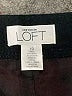 Ann Taylor LOFT Solid Black Wool Skirt Size 10 - photo 4
