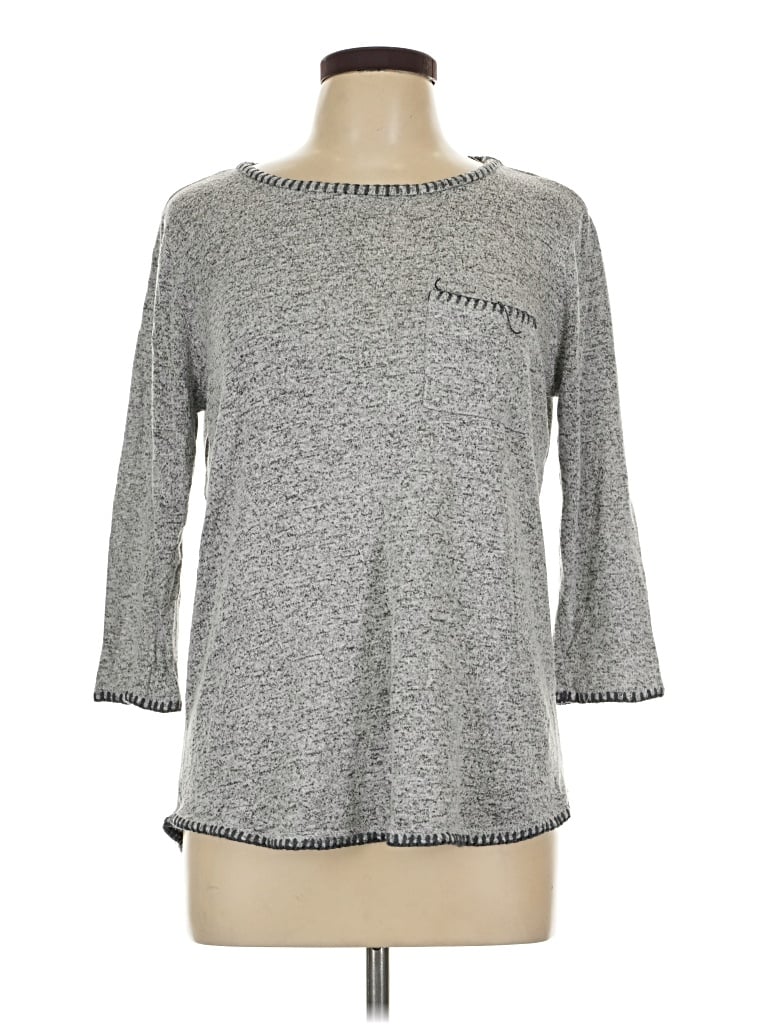 Pre-owned Pink Clover Pullover Sweater In Gray