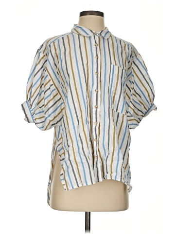 Pilcro Short Sleeve Blouse (view 1)