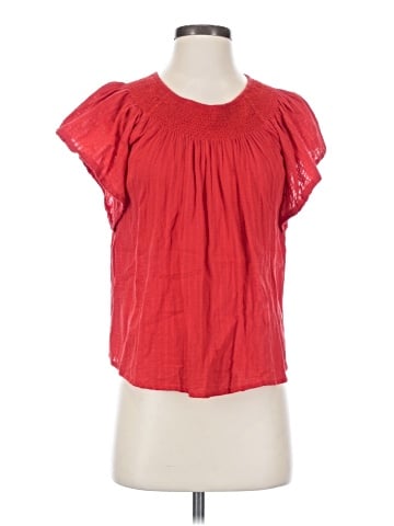 Moon River Short Sleeve Blouse (view 1)