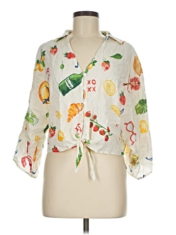 Calypso St. Barth 3/4 Sleeve Blouse (view 1)
