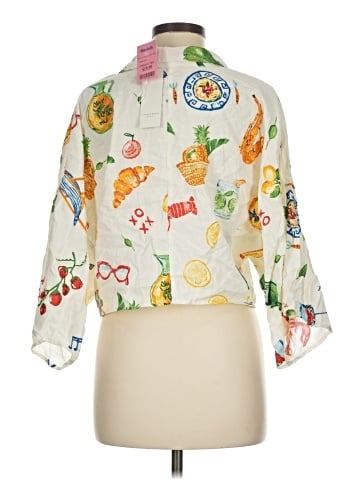 Calypso St. Barth 3/4 Sleeve Blouse (view 2)