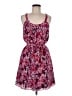 Express 100% Polyester Floral Pink Casual Dress Size M - photo 1