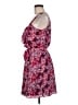 Express 100% Polyester Floral Pink Casual Dress Size M - photo 5