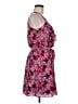Express 100% Polyester Floral Pink Casual Dress Size M - photo 4