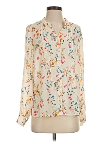 Joan Rivers Long Sleeve Blouse (view 1)