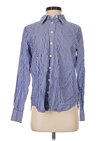 Ann Taylor Long Sleeve Button-Down Shirt (view 1)