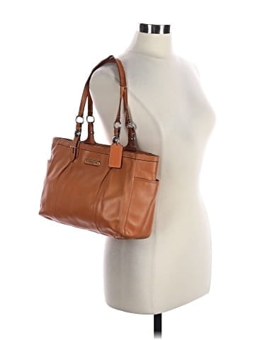 Coach Leather Tote (view 2)