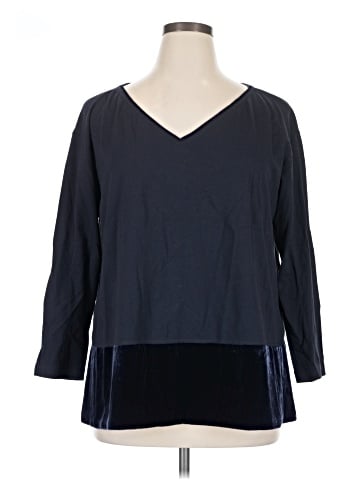 Lafayette 148 New York 3/4 Sleeve Top (view 1)
