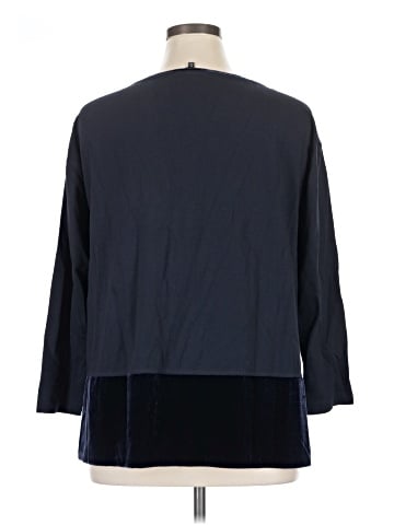 Lafayette 148 New York 3/4 Sleeve Top (view 2)