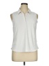 Athleta Ivory Sleeveless Button-Down Shirt Size XL - photo 1