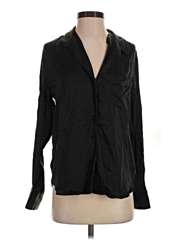 Nordstrom Long Sleeve Silk Top (view 1)