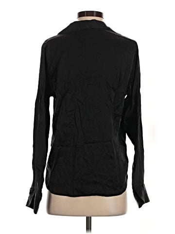 Nordstrom Long Sleeve Silk Top (view 2)