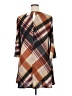 Echo Plaid Brown Casual Dress Size XL (petite) - photo 2