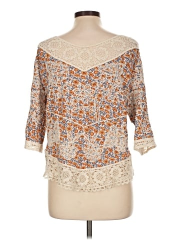 Solitaire 3/4 Sleeve Blouse (view 2)