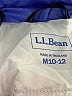L.L.Bean 100% Recycled Polyester Color Block Blue Track Jacket Size 10 - 12 - photo 3