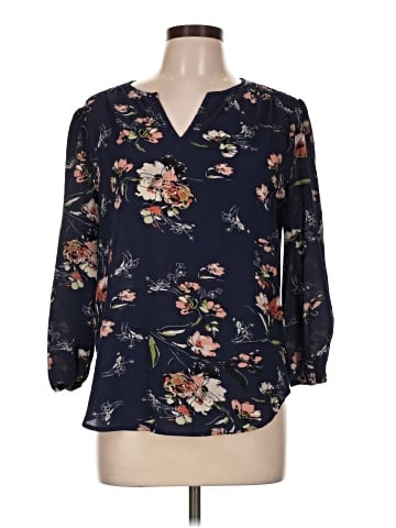 Fun2Fun 3/4 Sleeve Blouse (view 1)