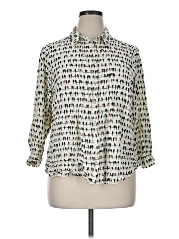 Jane and Delancey 3/4 Sleeve Blouse (view 1)