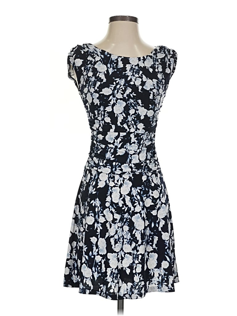 Pre-owned En Focus Studio Cocktail Dress In Blue