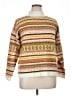 Talbots Print Yellow Pullover Sweater Size XL Petite - photo 1