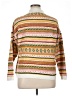 Talbots Print Yellow Pullover Sweater Size XL Petite - photo 2