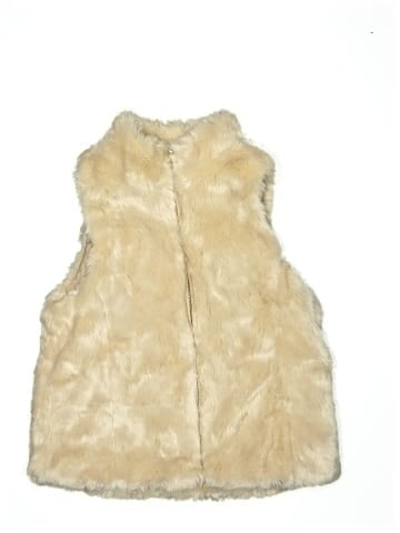 Lands' End Faux Fur Vest (view 1)