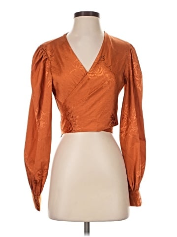Lulus Long Sleeve Blouse (view 1)